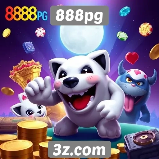 Variedade de jogos disponíveis no 888pg